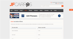 Desktop Screenshot of anuncie.jfcarros.com.br
